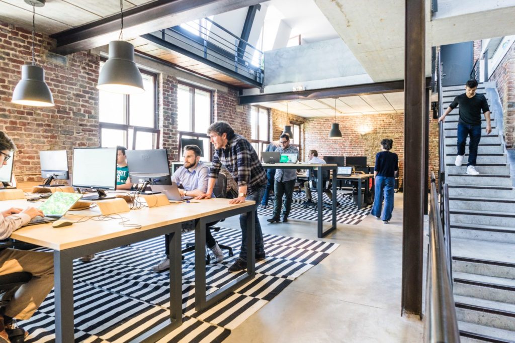 modern open-plan office